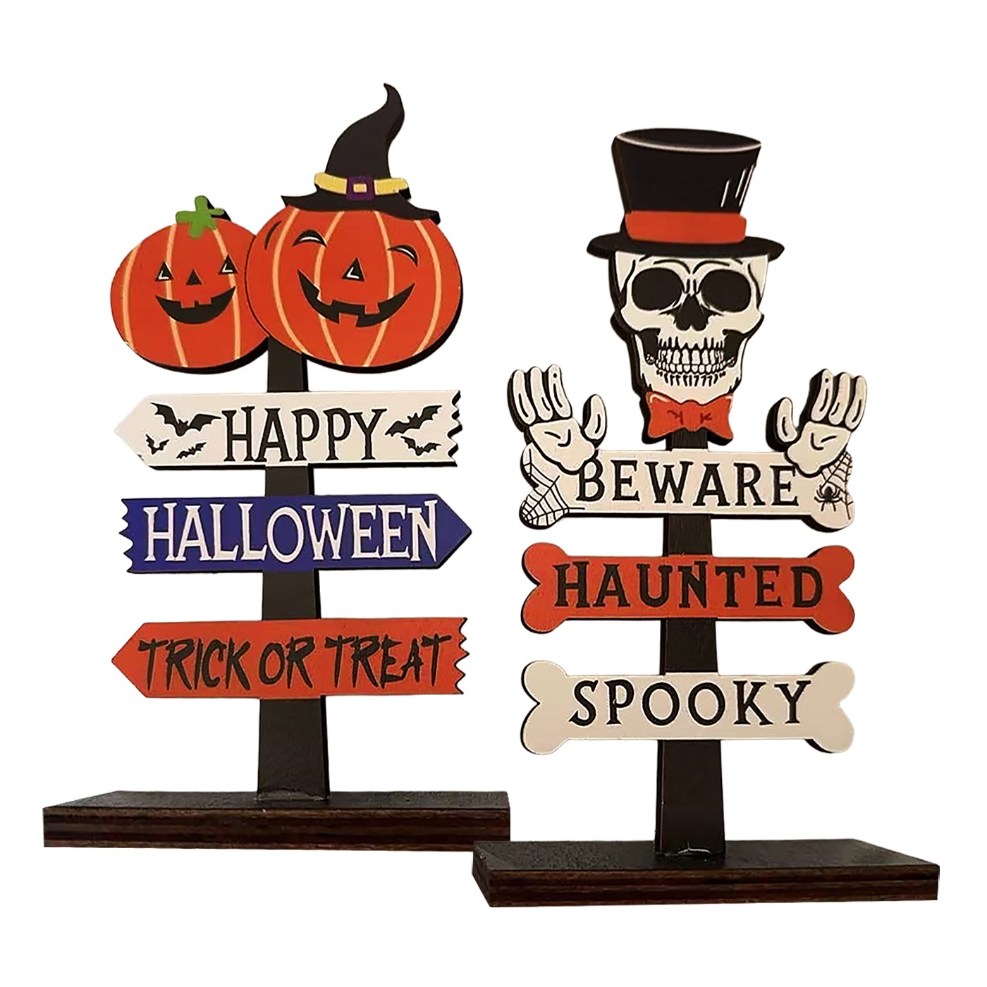 Ξύλονο Επιτραπέζιο Διακοσμητικό Halloween