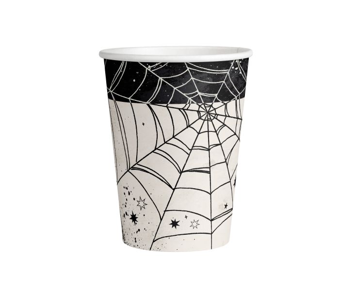 Xάρτινα Ποτήρια Spider Web/8 τεμ