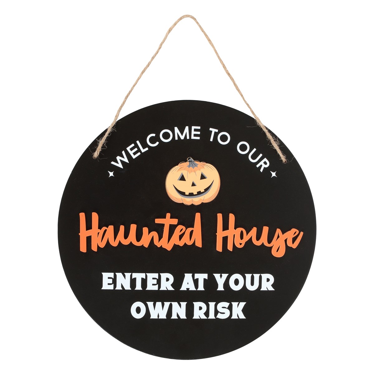 Κρεμαστή Πινακίδα Haunted House